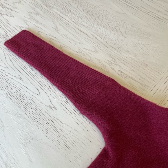 Subtle Luxury Red Crew Neck Sweater - Picture 2 of 5